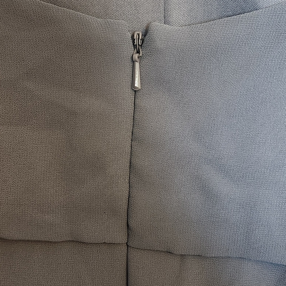 Blue Maxi Dress with Tie Front Detaol - Picture 3 of 5